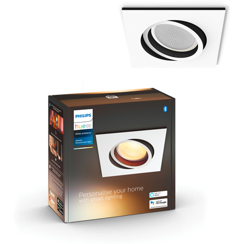 Philips Hue Milliskin Inbouwspot Wit Vierkant