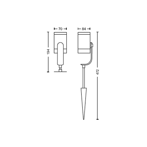 Philips Hue Lily Outdoor Grondspot White Color Ambiance