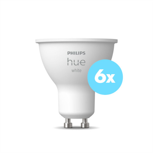 Philips Hue GU10 White 6-pack