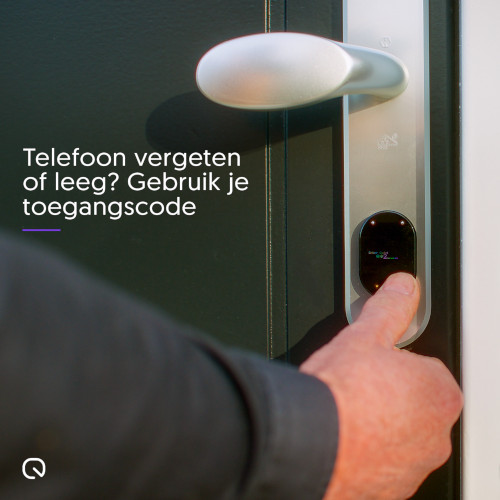 Loqed smart lock touch to open