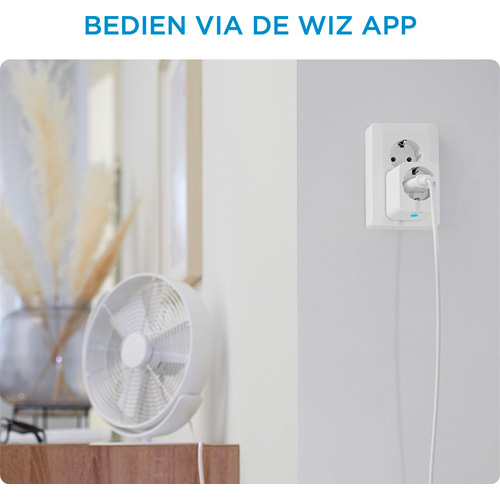 WiZ Slimme WiFi Stekker met Verbruiksmeter EU