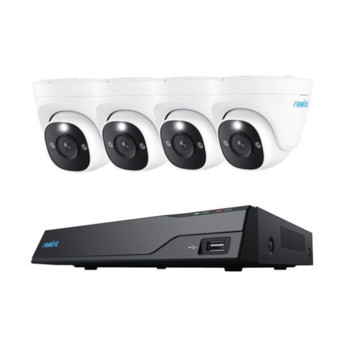 Reolink NVS8 + 4x 8MP Dome PoE Camera