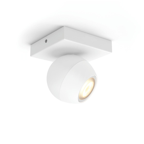 Philips Hue GU10 Buckram White Ambiance Opbouwspot 1-Spot Wit & Dimmer Switch