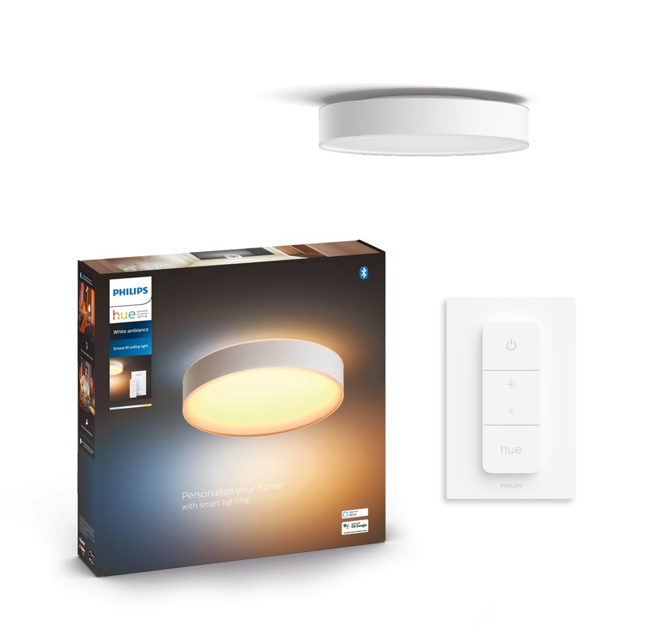 Philips Hue Enrave Medium White Ambiance Plafondlamp Wit