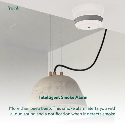 Frient Rookmelder Intelligent Smoke Alarm Zigbee 3-Pack