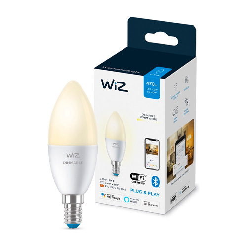 WiZ Kaarslamp E14 WiFi White Color Ambiance