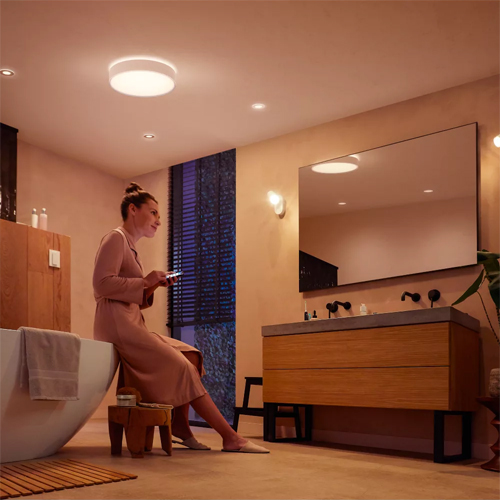 Philips Hue Xamento Badkamer Inbouwspot 1-Pack aluminium