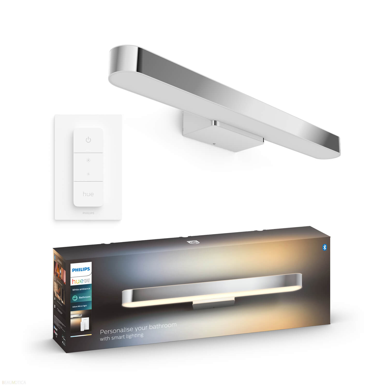 Philips Hue Adore White Ambiance Wandlamp Chroom