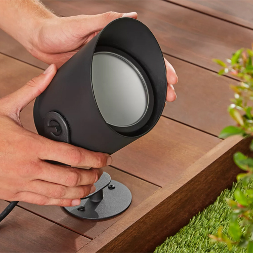 Philips Hue Outdoor Grondspot Lily XL Buitenspot Zwart 15W