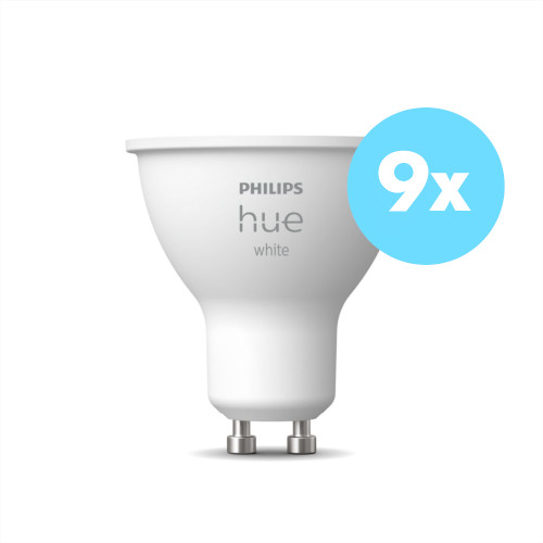 Philips Hue GU10 White 9-pack