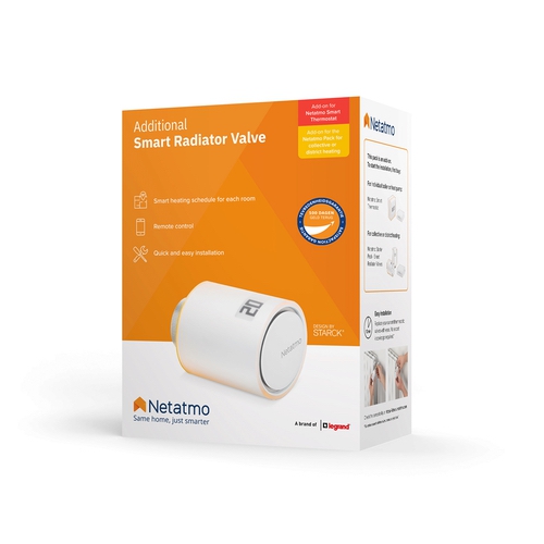 Netatmo Slimme thermostaat met slimme radiatorknop met app