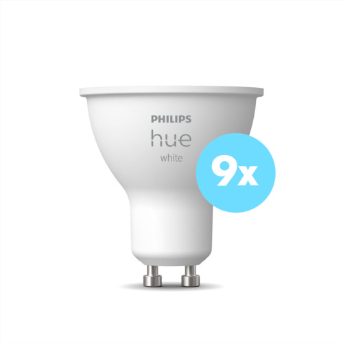 Philips Hue GU10 White 9-pack