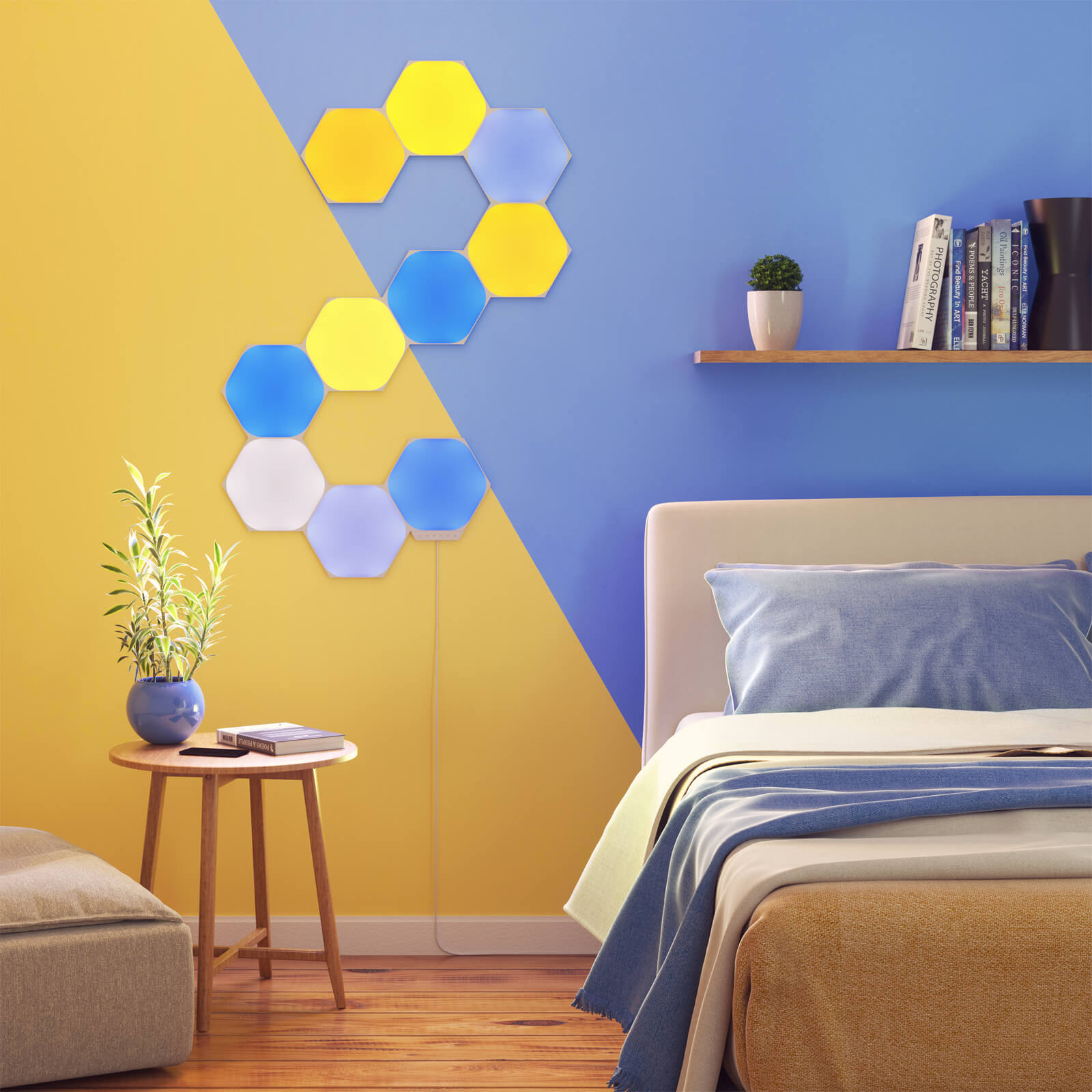 Nanoleaf Shapes Hexagon Starterkit set van 9 panelen