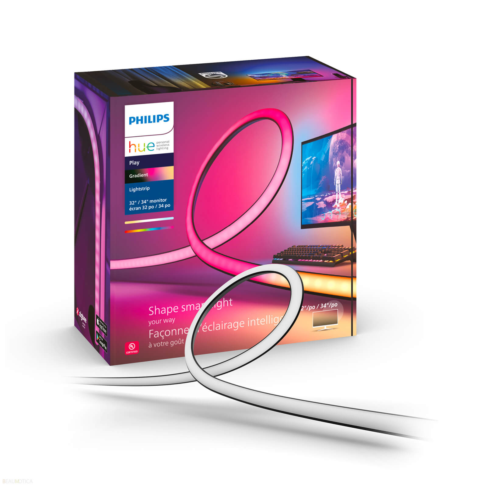 Philips Hue Play Gradient PC Lightstrip 24-27 Inch