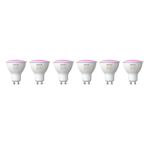 Philips Hue GU10 White Color Ambiance 6-pack