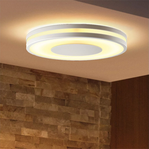 Philips Hue Plafondlamp Aluminium met White Ambiance